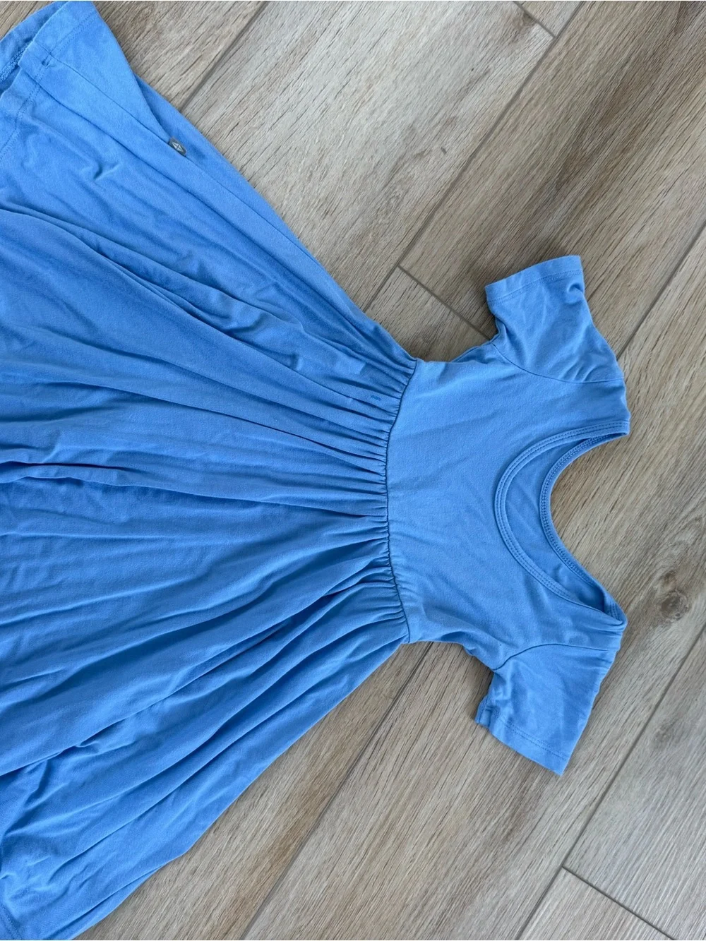Kyte BABY Light Blue Short Sleeve Twirl Dress for Kids